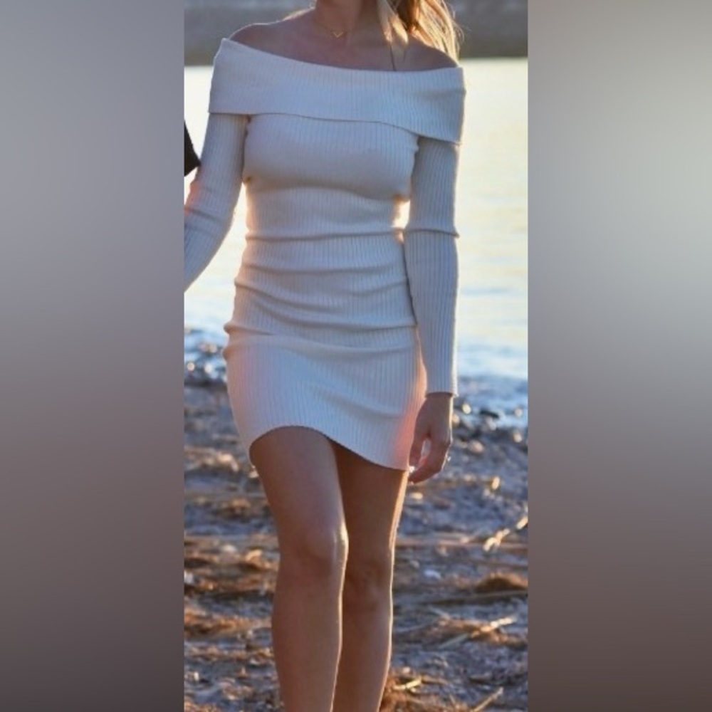 Charlotte Russe Off Shoulder Mini Dress